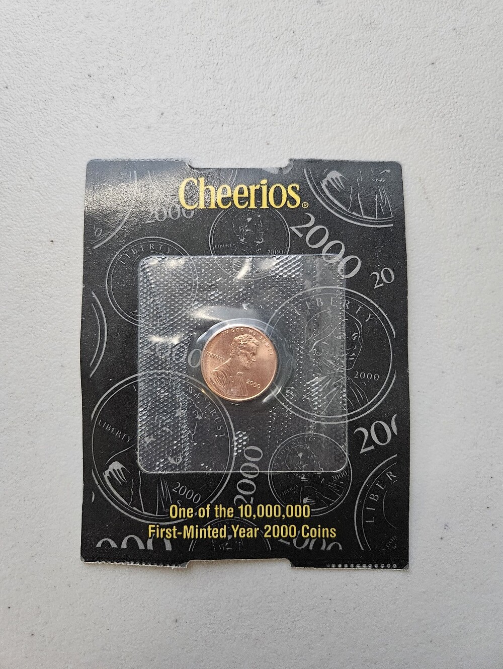 Cheerios 2000 First-Minted Penny - Copper Tone